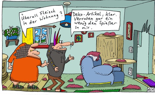 Cartoon: punkbude (medium) by Leichnam tagged punkbude,fleisch,musikfan,verrat,dekoration,artikel,sessel,wohnung,ausschmücken