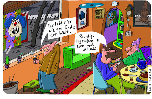 Cartoon: Seufz ... (medium) by Leichnam tagged seufz,leichnam,leichnamcartoon,ende,schluss,arsch,fenster,richtig