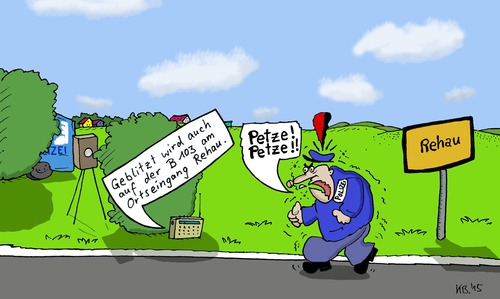 Cartoon: Straße (medium) by Leichnam tagged straße,polizei,blitzer,geschwindigkeit,kontrolle,stvo,petze,rehau,ortseingang,starenkasten,radio,durchsage,verkehrsnachrichten,falle,autos