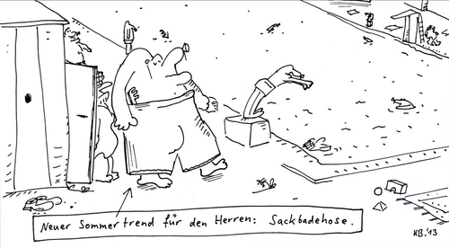Cartoon: Summertime (medium) by Leichnam tagged summertime,sackbadehose,schwimmen,freibad,sommer,sonne,hitze,urlaub,freizeit,für,den,herren,trend,neu
