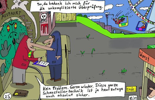 Cartoon: E. Rückschädel (medium) by Leichnam tagged rückschädel,leichnamcomic,gerhard,siegling,ehrhardt,geisterbahn,rummelplatz,schausteller,gao