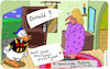 Cartoon: ? (small) by Leichnam tagged donald,duck,quack,fremdsprache,probleme,besuch,verblüfft,erstaunt,leichnam,leichnamcartoon