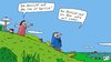 Cartoon: Aussicht (small) by Leichnam tagged aussicht,see,herrlich,landschaft,bier,männer