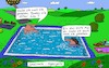 Cartoon: Bad (small) by Leichnam tagged bad,smalltalk,highlights,schwimmen,freibad,sommer,sonne,leichnam,leichnamcartoon