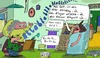 Cartoon: Blabla ... (small) by Leichnam tagged blabla,sohn,mutter,freundin,wohnung,altklug,leichnam