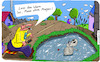 Cartoon: Ereignis (small) by Leichnam tagged ereignis,angler,angel,wurm,tümpel,skelett,leichnam,leichnamcartoon