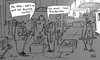 Cartoon: Frage von oben (small) by Leichnam tagged frage,boss,chef,maloche,werkhalle,arbeitswelt,bohrmaschine,untergebener,grundplatten,leichnam
