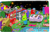 Cartoon: Frohnaturen 5 (small) by Leichnam tagged frohnaturen,leichnam,lichterkette,leichnamcartoon,essen,trinken,feierlichkeit