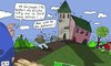 Cartoon: Guiseppe (small) by Leichnam tagged guiseppe,kirche,dorf,gebimmel,glocken,geläute