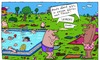 Cartoon: heute abend (small) by Leichnam tagged heute,abend,garten,fleisch,steaks,bratwurst,grillabend,weiber,frauen,sommer,sonne,hitze,urlaub,freizeit,schwimmbad,freibad,planschen