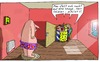 Cartoon: Hinweis (small) by Leichnam tagged hinweis,nackt,waage,herr,seidler,wiegen,gewicht,damen