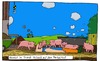 Cartoon: im Trend (small) by Leichnam tagged im,trend,ferkel,ferkelhof,urlaub,freizeit,bauernhof,erholung,tiere