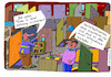 Cartoon: Irritation (small) by Leichnam tagged irritation,leichnam,leichnamcartoon,türen,wände,orientierung