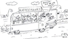 Cartoon: Kaffeefahrt (small) by Leichnam tagged kaffeefahrt,bus,fahrer,munter,getränk,koffein