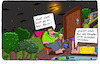 Cartoon: Kevin (small) by Leichnam tagged kevin,schön,unschön,unwetter,plattform,wohnung,oben,leichnam,leichnamcartoon