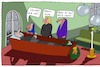 Cartoon: liegend (small) by Leichnam tagged liegend,aufgebahrt,verstorben,kevin,mutter,vater,sohn,sarg,trauerhalle,leichenhalle,tod,tot