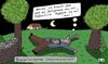 Cartoon: liegend (small) by Leichnam tagged liegend,nacht,leichnam,autogramm,selbstverliebt,begegnung,sorge