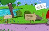 Cartoon: mal ein Panel (small) by Leichnam tagged rückschädel,geisterbahn,schausteller,abnehmer,leichnamcartoon,leichnamcomic