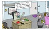 Cartoon: Nochmal Meier ... (small) by Leichnam tagged nochmal,meier,büro,schreibtisch,hawaii,florida,beurlaubung