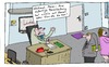 Cartoon: Nochmal Meier ... (small) by Leichnam tagged nochmal,meier,büro,schreibtisch,hawaii,florida,beurlaubung