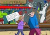 Cartoon: Rummelplatz 3 (small) by Leichnam tagged rummelplatz,geisterbahn,fahrgeschäft,monatskarten,kaufen,papi,vater,tochter,leichnam,leichnamcartoon