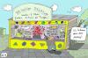 Cartoon: Schießbude (small) by Leichnam tagged schießbude,schuss,treffer,ernesto,anzug,möckel