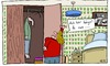 Cartoon: Schlafraum (small) by Leichnam tagged schlafraum,hängen,strick,suicid,selbstmord,ehe