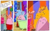 Cartoon: Sie müssen! (small) by Leichnam tagged müssen,kopf,beule,kühlen,wasser,kalt,klain,voila,zisch,leichnam,leichnamcartoon,leichnamcomic