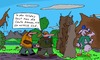 Cartoon: Wildnis (small) by Leichnam tagged wildnis,leute,wie,sie,wirklich,sind,kennenlernen,natur,begegnung,wahrheit