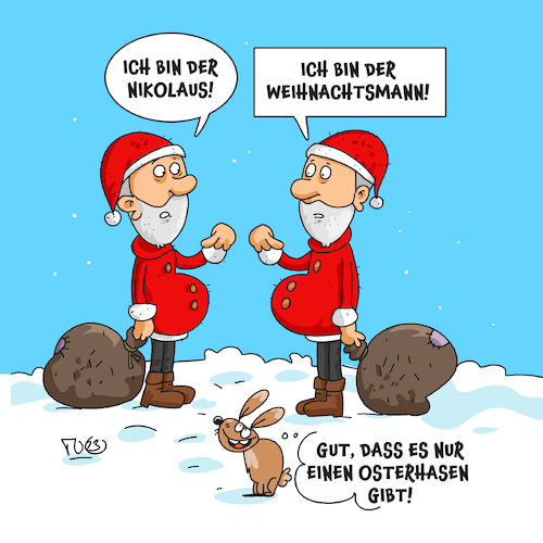 Nikolaus oder Weihnachtsmann