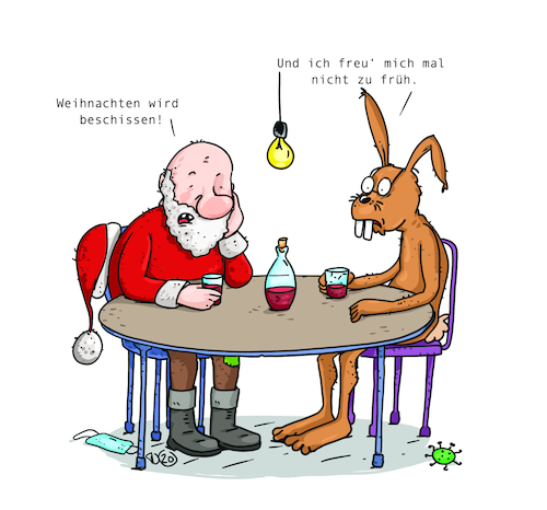 Weihnachten 2020 By Trantow | Nature Cartoon | TOONPOOL