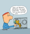 Cartoon: Freigang (small) by Trantow tagged ausgangssperre,corona,pandemie,virus,maßnahmen