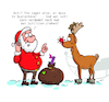 Cartoon: Schlittenproblem (small) by Trantow tagged weihnachtsmann,weihnachten,virus,corona,covid,pandemie