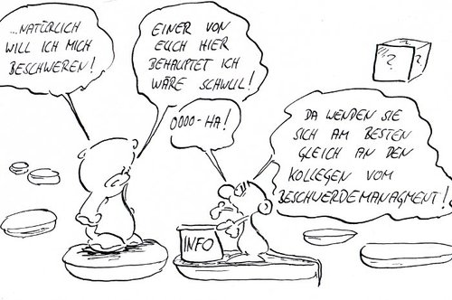 Cartoon: Bitte comment lesen (medium) by kusubi tagged kusubi