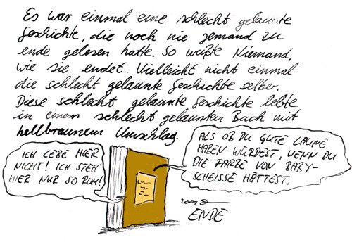 Cartoon: eine schlecht gelaunte Geschicht (medium) by kusubi tagged kusubi