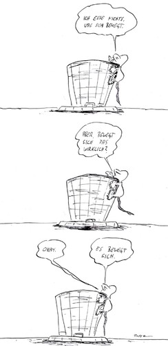 Cartoon: einsichten (medium) by kusubi tagged kusubi