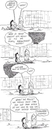Cartoon: Frauenfersteher (medium) by kusubi tagged kusubi