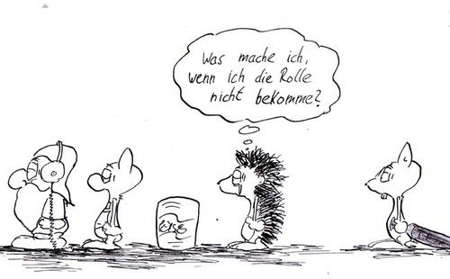 Cartoon: Gedanken (medium) by kusubi tagged kusubi