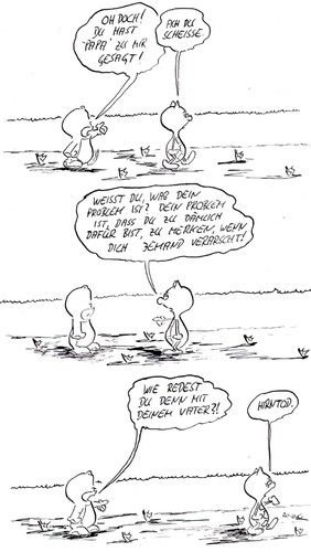 Cartoon: kleiner (medium) by kusubi tagged kusubi