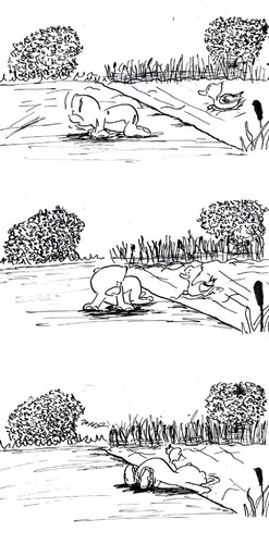 Cartoon: Was Bären wollen (medium) by kusubi tagged kusubi