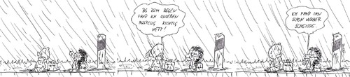 Cartoon: Wochenende (medium) by kusubi tagged kusubi