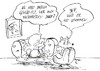 Cartoon: wechsel (small) by kusubi tagged kusubi