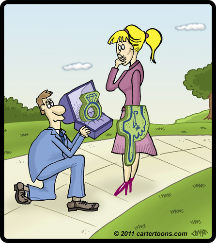 Funny Engagement Cartoon