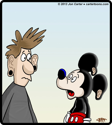 Mickey Ears By cartertoons | Media & Culture Cartoon | TOONPOOL