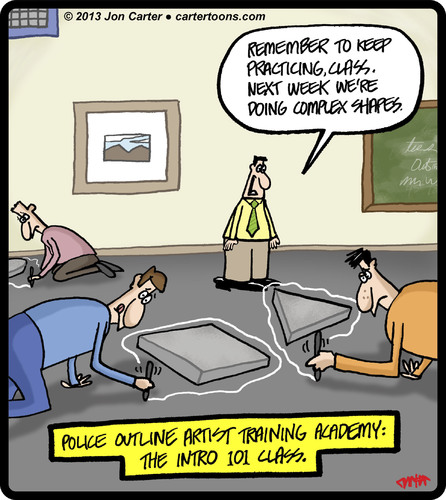 Outline Training By cartertoons | Media & Culture Cartoon | TOONPOOL