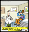 Cartoon: Disco Fever (small) by cartertoons tagged disco,fever,doctor,office,prescription,70s,medicine