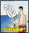 Cartoon: The Message (small) by cartertoons tagged hip,hop,rap,grandmaster,flash,message,beach,bottle,help,stranded,castaways