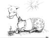 Cartoon: Lama (small) by Hirschpiel tagged lama,tier,sommer,sonne,strand,drink,ferien,urlaub
