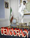 Cartoon: Democracy (small) by Fareus tagged democracy,phobia,iran,mahmud,ahmadinedschad