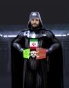 Cartoon: Der Krieger Allahs (small) by Fareus tagged iran,mahmud,ahmadinedschad,darth,vader